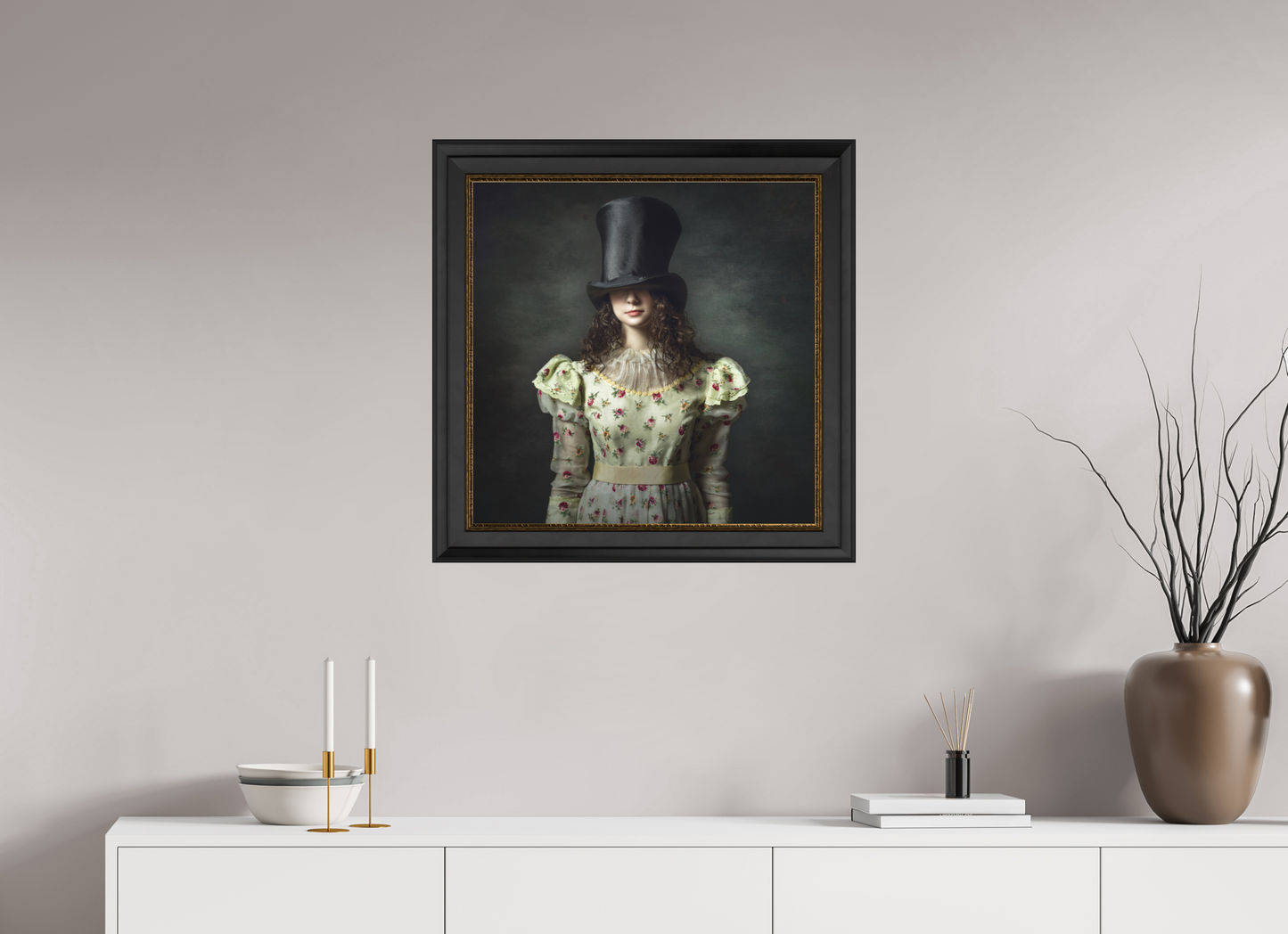 60 x 60 cm, DIAMOND Edition The Black Hat Chronicles