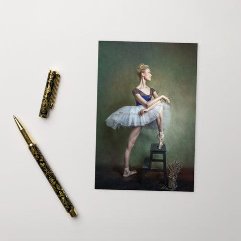 Self- Portrait of A Ballerina Standard Postcard